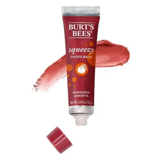 Burt's Bees Squeezy Tinted Lip Balm Mandarin Granita
