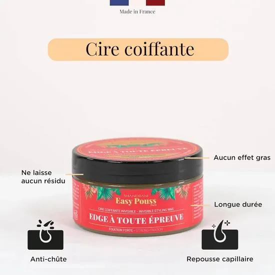 Easy Pouss Invisible Hair Styling Edge Control Wax 100ml