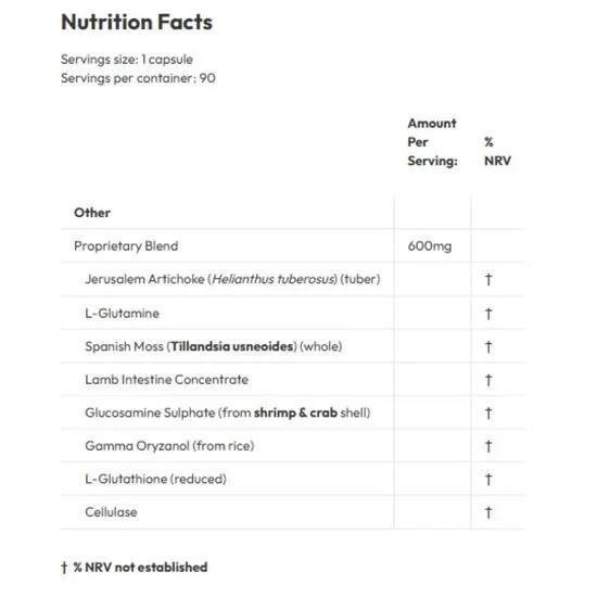 Biotics Research IPS Intestinal Permeability Support Capsules 90 Capsules