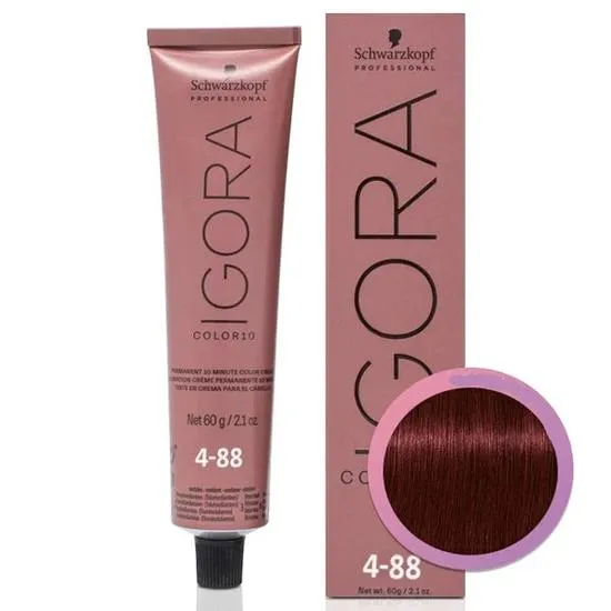 Schwarzkopf Igora Colour 10 Hair Colour Full Range 60ml / 4-88