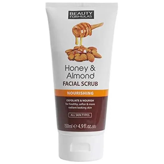 Beauty Formulas Honey & Almond Nourishing Facial Scrub 150ml