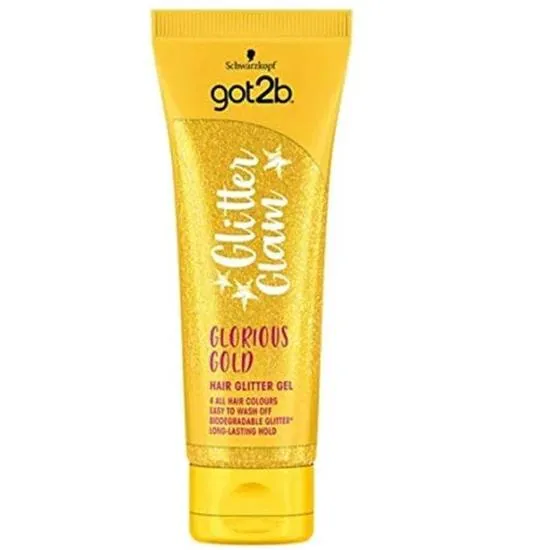 Schwarzkopf Glitter Glam Glorious Gold Glitter Hair Gel 50ml