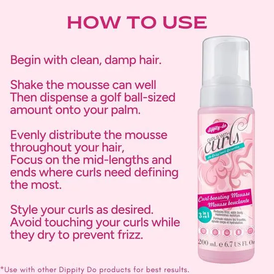 Dippity Do Girls With Curls Curl Boosting Mousse 50ml