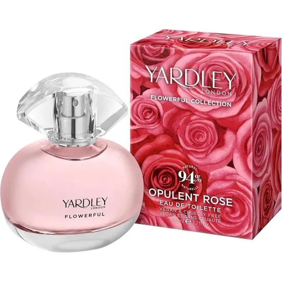 Yardley Opulent Rose Eau De Toilette 50ml