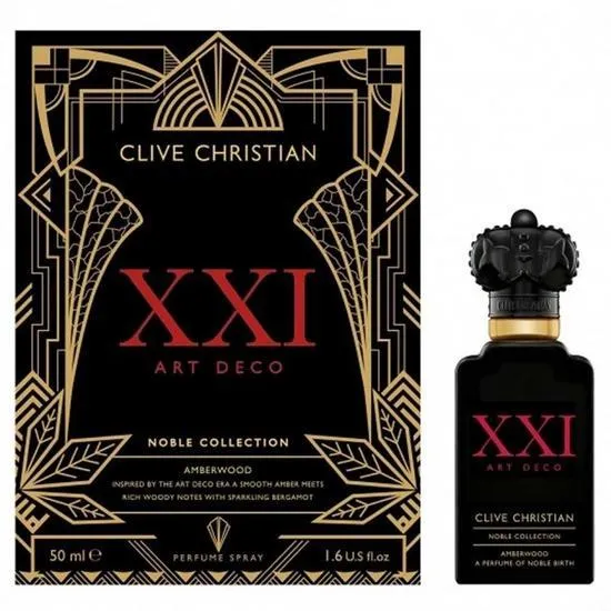 Clive Christian XXI Art Deco Noble Collection Amberwood Perfume 50ml