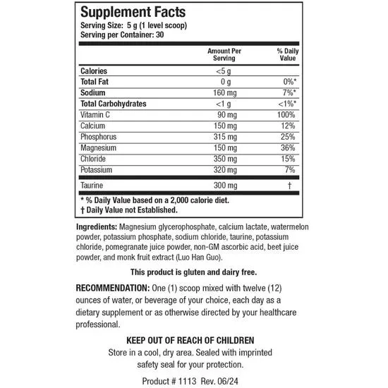 Biotics Research Electrolyte Forte Powder 150g