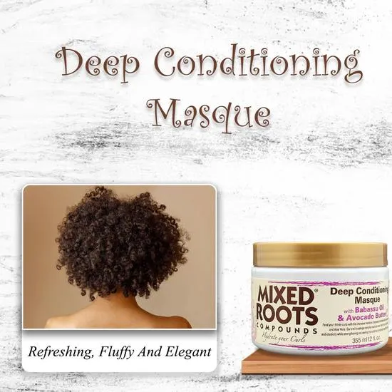 Mixed Roots Deep Conditioning Masque Babassu & Avocado Butter 355ml