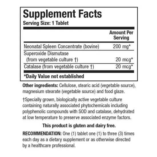 Biotics Research Cytozyme-SP Tablets 60 Tablets