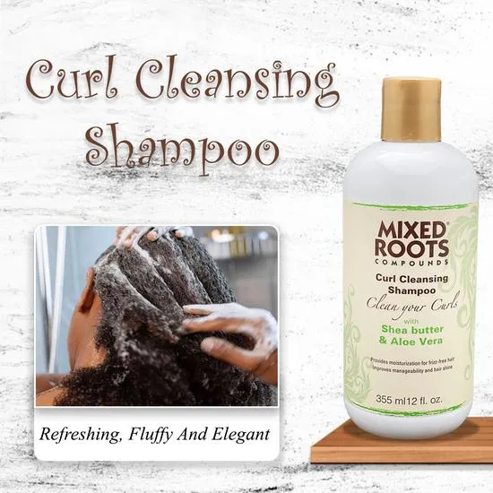 Mixed Roots Curls Cleansing Shampoo Shea Butter & Aloe Vera 355ml