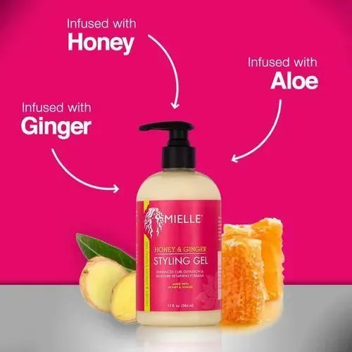 Mielle Organics Honey & Ginger Styling Gel 384ml