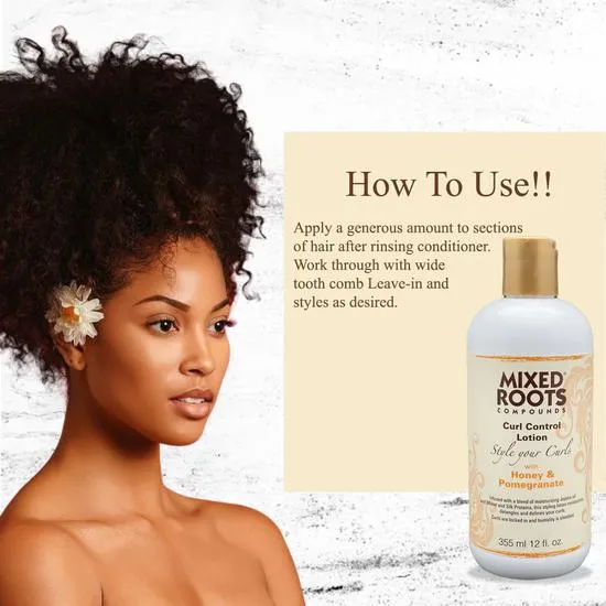 Mixed Roots Curl Control Lotion Style Your Curl Honey & Pomegranate 355ml