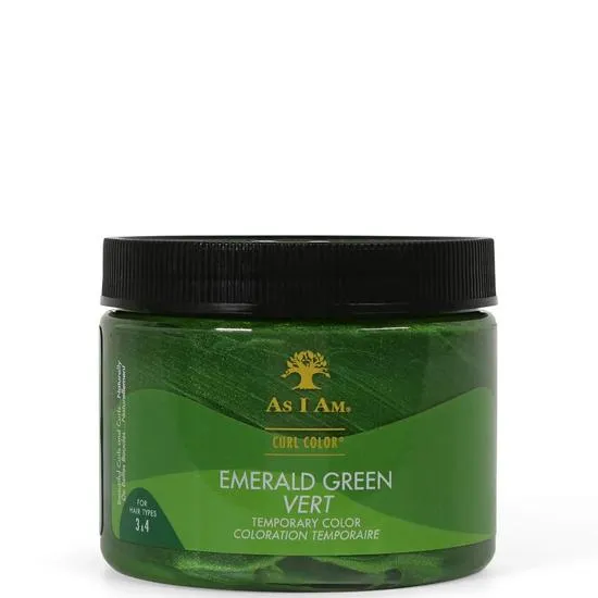 As I Am Curl Colour Emerald Green Vert Temporary Colour 182 g