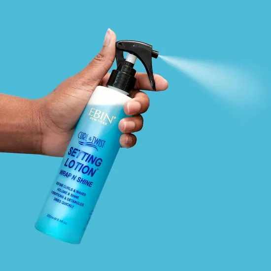 Ebin New York Curl & Twist Wrap N Shine Setting Lotion 250ml