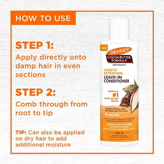 Palmer's Cocoa Butter Formula Length Retention Leave-In Conditioner 250ml
