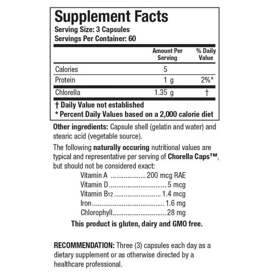 Biotics Research Chlorella Caps 180 Capsules