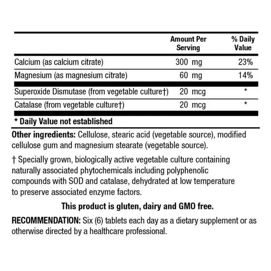 Biotics Research Ca/Mg-Zyme Tablets 360 Tablets