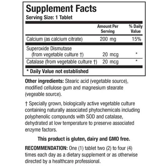 Biotics Research Ca-Zyme Calcium Tablets 100 Tablets