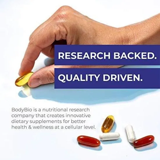BodyBio Butyrate (Cal-Mag) Capsules 100 Capsules