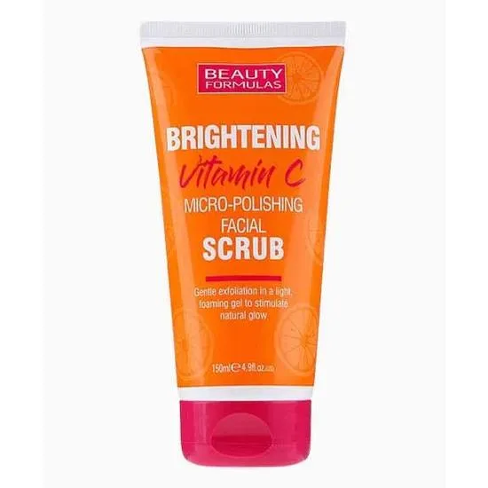 Beauty Formulas Brightening Micro Polishing Facial Scrub With Vitamin C 150ml