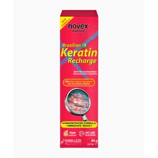 Novex Brazilian Keratin Recharge Hair Reconstruction 80g