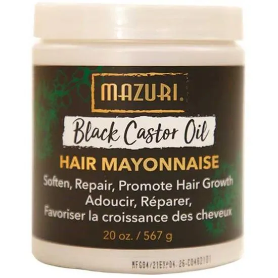 Mazuri Black Castor Oil Hair Mayonnaise For Weak & Damaged Hair 567g