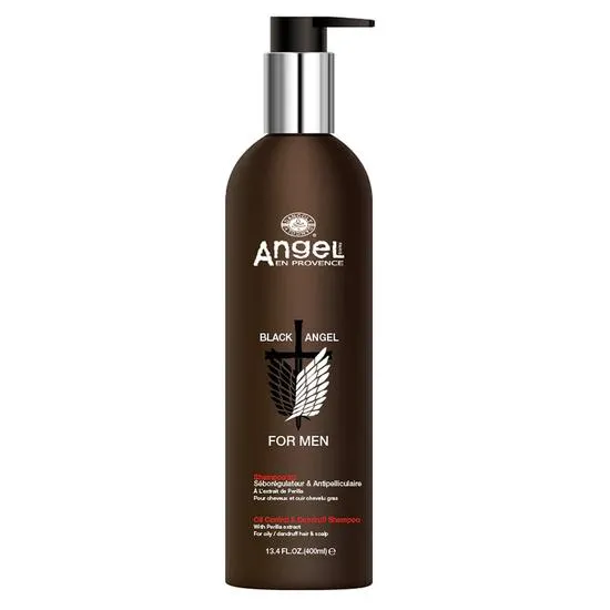 Angel En Provence Black Angel For Men Oil Control & Dandruff Shampoo 400ml