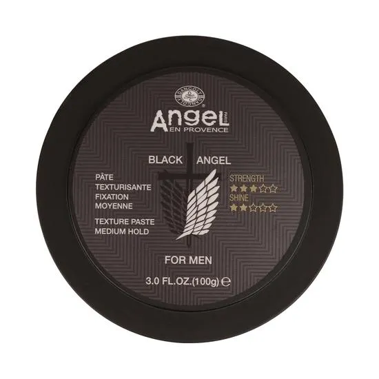 Angel En Provence Black Angel For Men Medium Hold Texture Paste 100 g