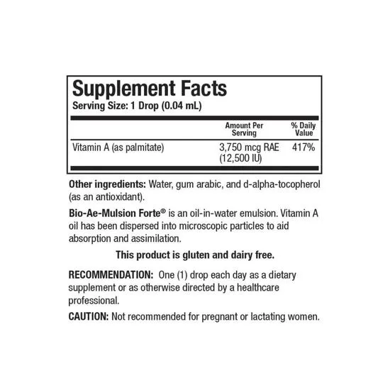 Biotics Research Bio-AE-Mulsion Forte Liquid 30ml