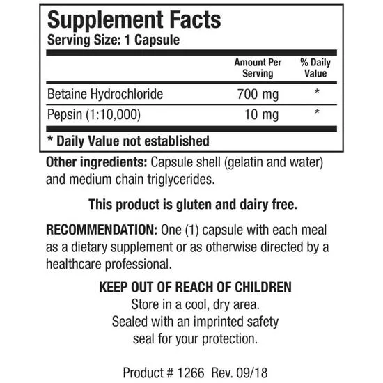 Biotics Research Betaine Plus HP Capsules 90 Capsules