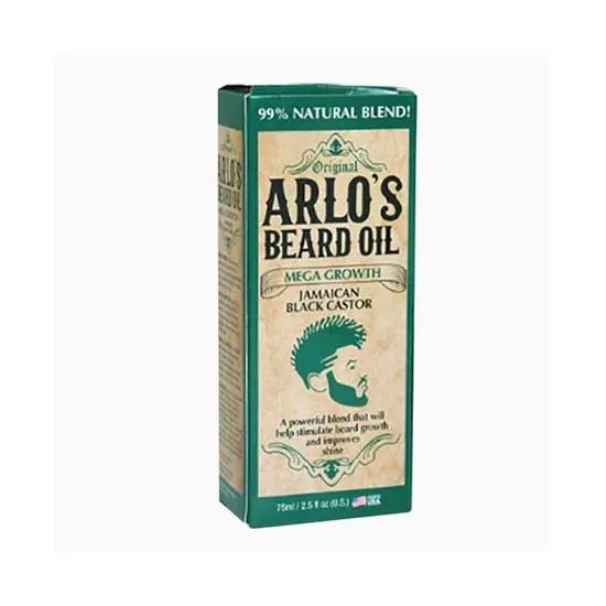 Arlos Beard Oil Mega Growth Jamaican Black Castor 75ml
