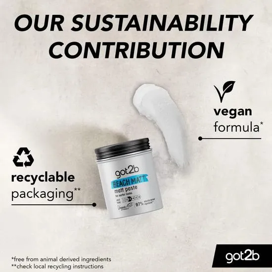 Schwarzkopf Beach Matte Paste 3 Medium Hold 100ml