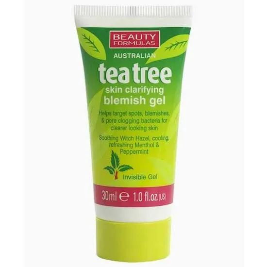 Beauty Formulas Australian Tea Tree Skin Clarifying Blemish Gel 30 ml