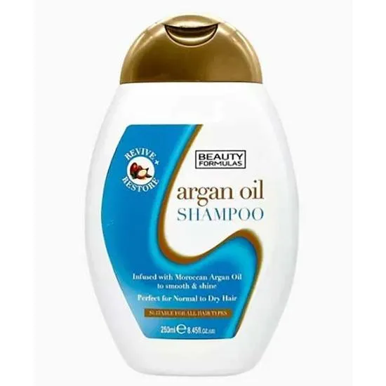 Beauty Formulas Argan Oil Shampoo 250ml