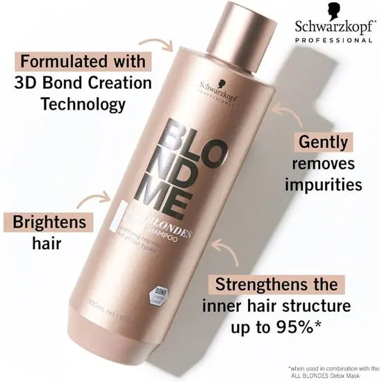 Schwarzkopf All Blondes Detox Shampoo 300ml