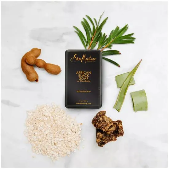 Shea Moisture African Black Soap With Shea Butter 230 g