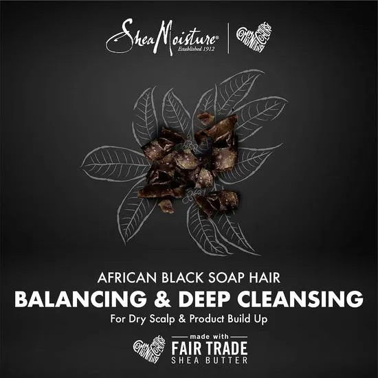 Shea Moisture African Black Soap Bamboo Charcoal Balancing Conditioner 384 577ml