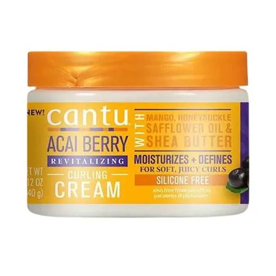 Cantu Acai Berry Shea Butter Revitalising Curling Cream 340g