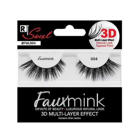 Magic Collection Response Soul Faux Mink 3d Effect Eyelash Black 004 Black