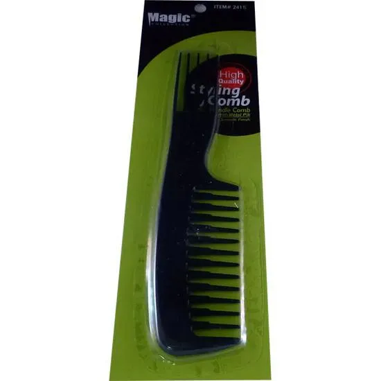 Magic Collection Rake Handle Comb 2415 Black