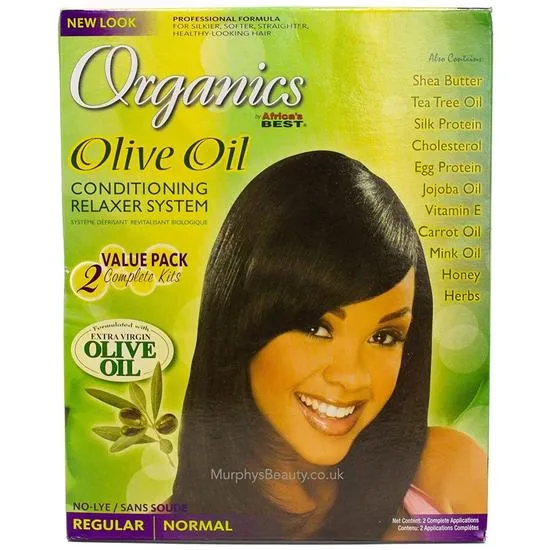 Africa's Best Organics Olive Oil No Lye Conditioning Relaxer 2 Application / Regular