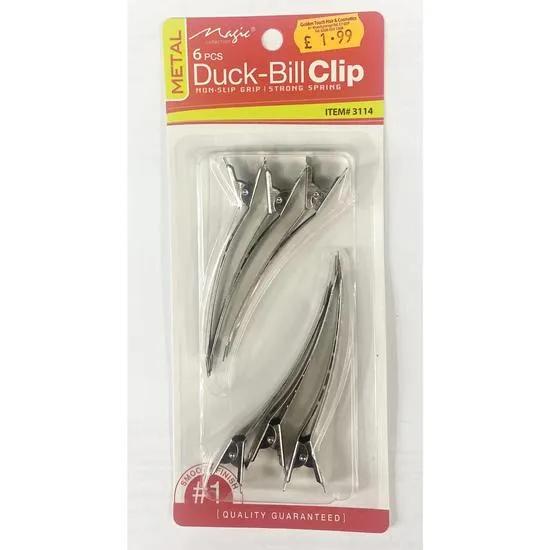 Magic Collection Metal Duckbill Clips 3114