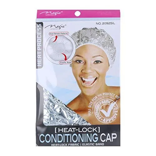 Magic Collection Conditioning Heat Process Cap Silver Extra Large