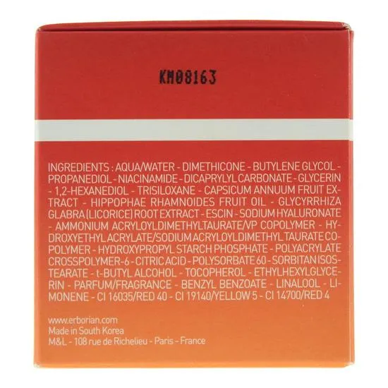 Erborian Red Pepper Pulp Radiance Booster Gel Cream 50ml