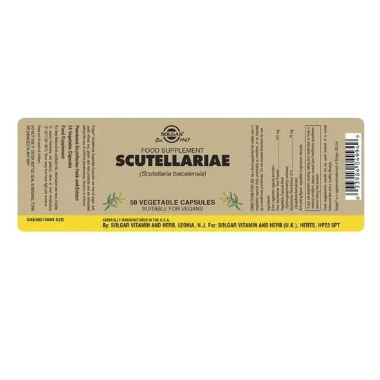 Solgar Scutellariae Vegicaps 50 Vegicaps