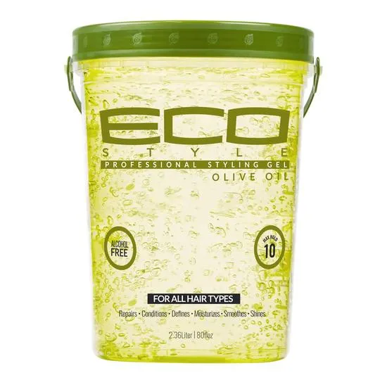 Eco Style Professional Styling Gel Olive Oil Max Hold Alcohol 473ml