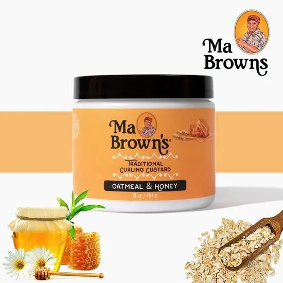 Ma Browns Traditional Curling Custard With Oatmeal & Honey 454g