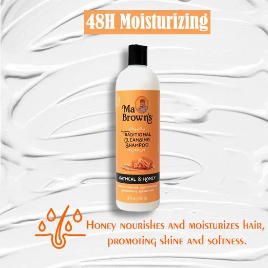 Ma Browns Traditional Cleansing Shampoo With Oatmeal & Honey 473ml
