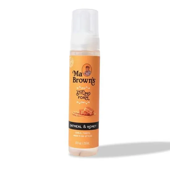 Ma Browns Styling Foam With Oatmeal & Honey 237ml