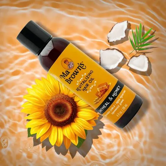 Ma Browns Revitalising Hair Oil With Oatmeal & Honey 119ml