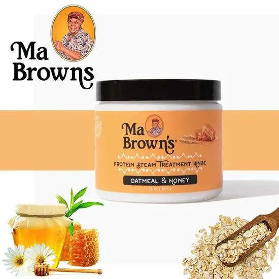Ma Browns Protein Steam Treatment Rinse With Oatmeal & Honey 454 g